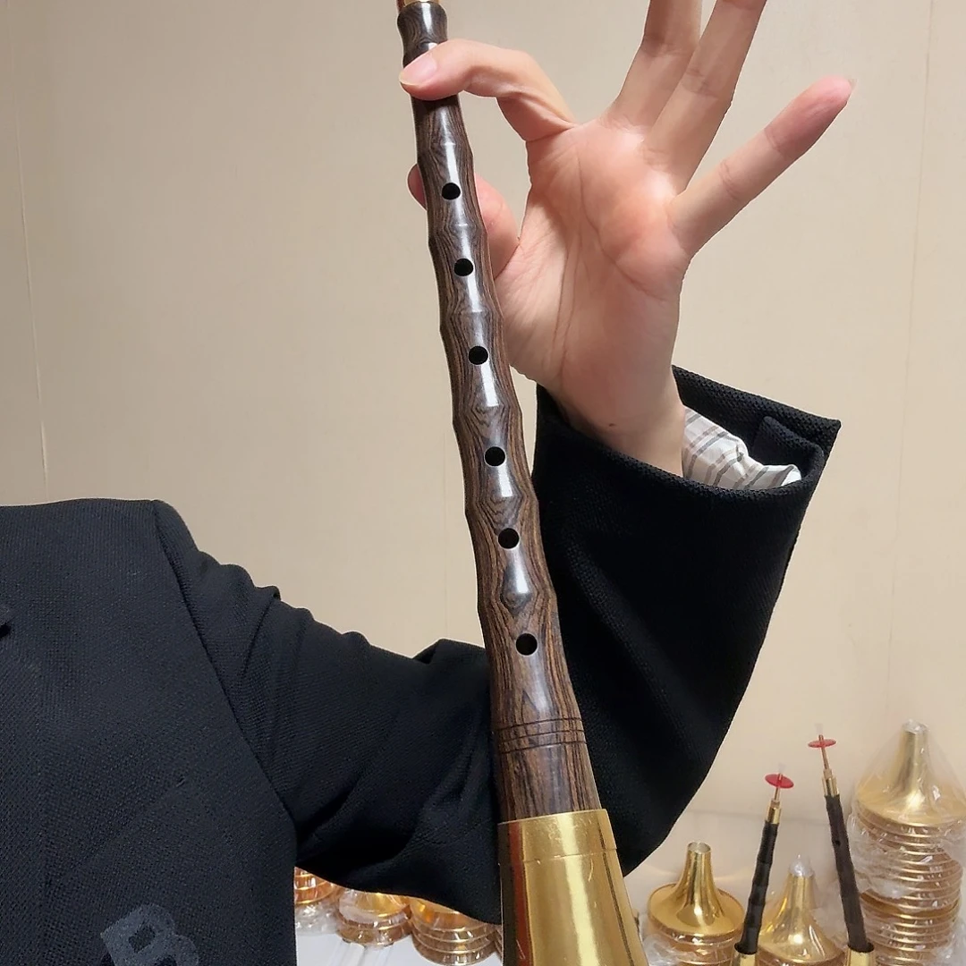 降b专业黑檀演奏级唢呐