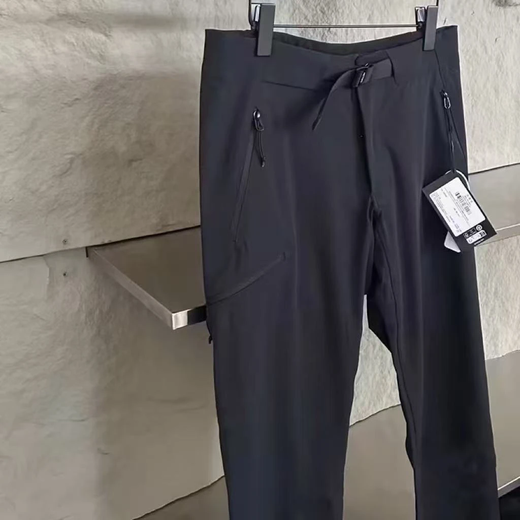 PT软壳裤-1户外登山运动防泼水压胶冲锋裤情侣速干休闲裤