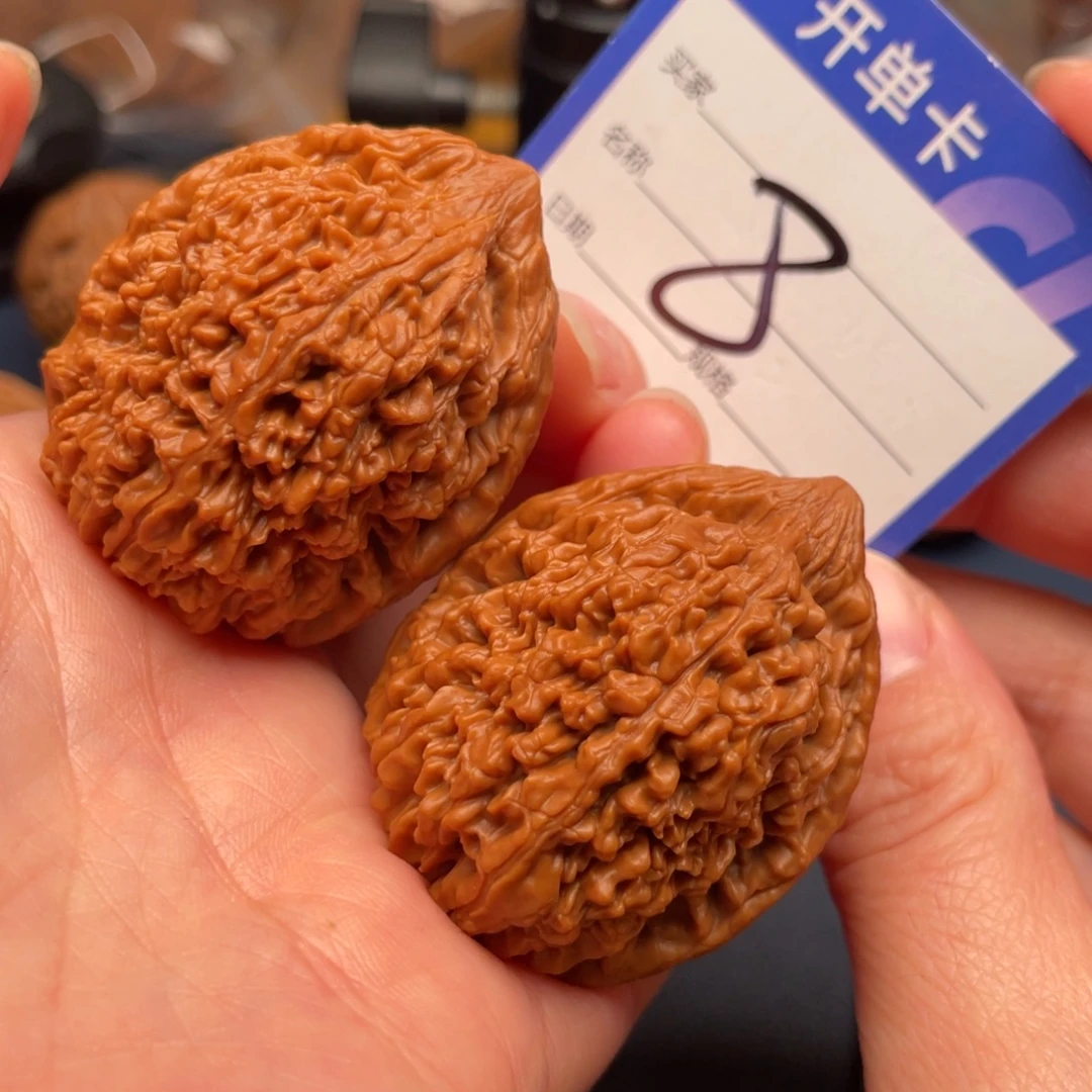 文玩核桃吊坠大蒜头37尺