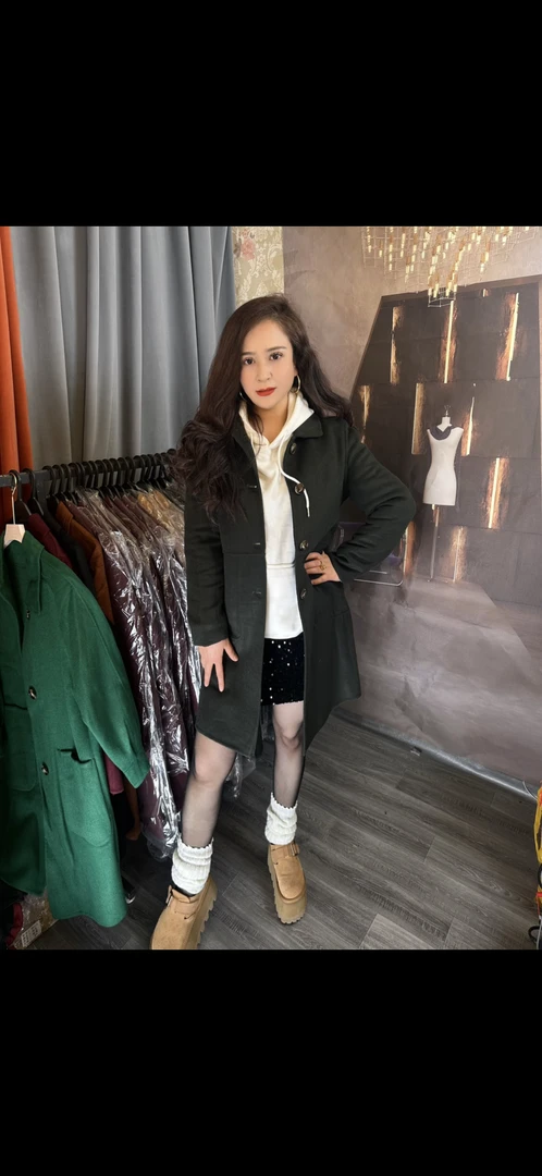 呢子大衣女2024秋冬高级感超好看中长款赫本风毛呢外套休闲时尚
