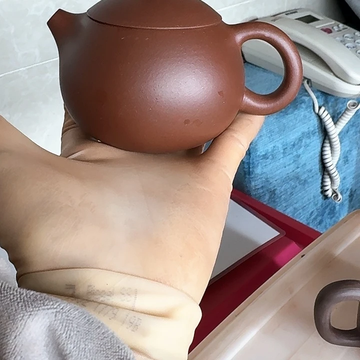 紫砂茶壶用****1底槽青西施240cc微瑕