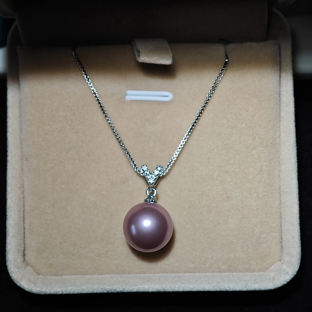 澳白淡水紫珍珠项链（多样性发一）