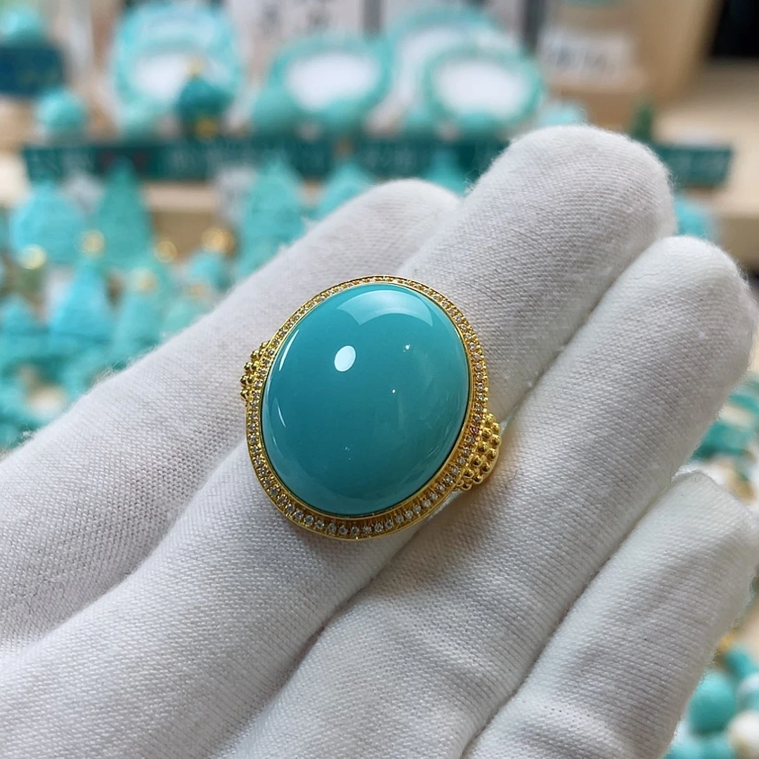 绿松石珠宝奇石未镶嵌