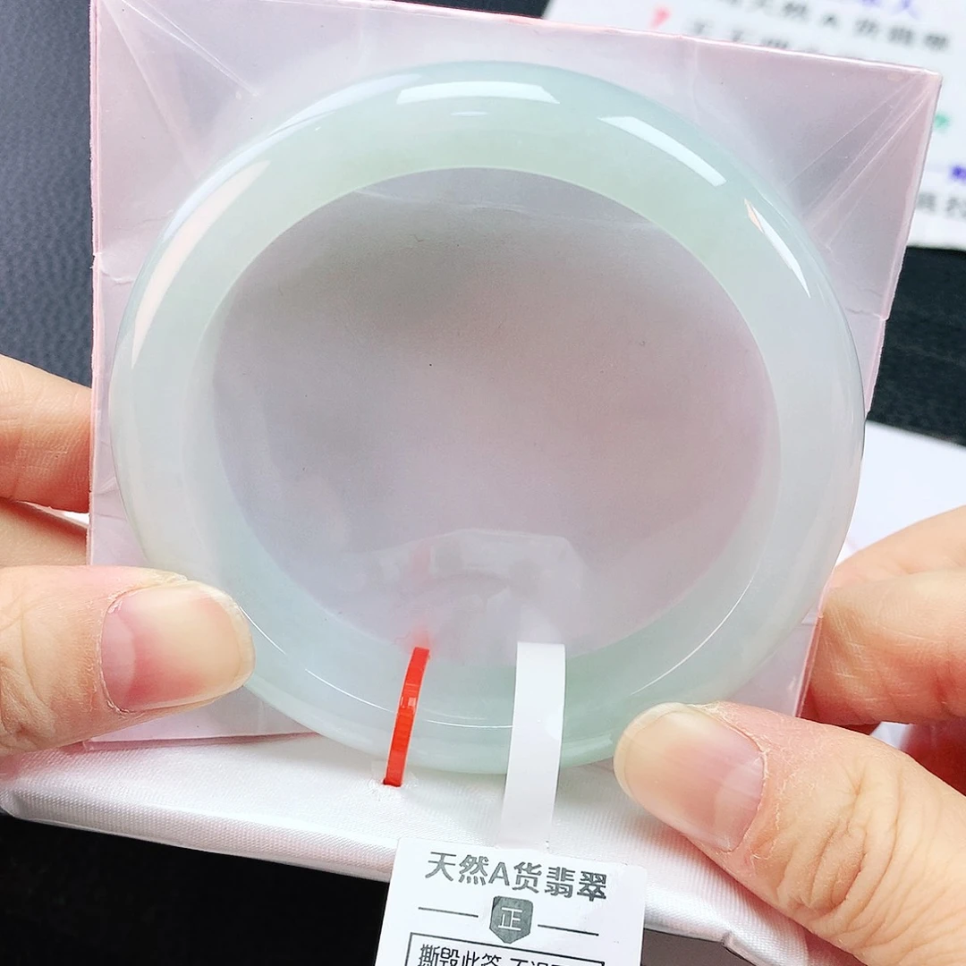 未镶嵌手镯翡翠58冰透