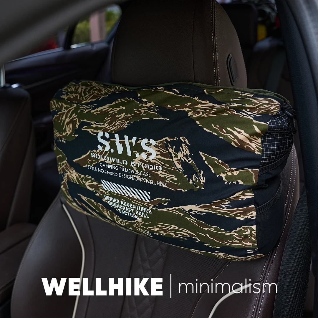 WELLHIKE户外SWS野迹枕头 睡眠护颈午睡露营帐篷便携旅行机能靠枕