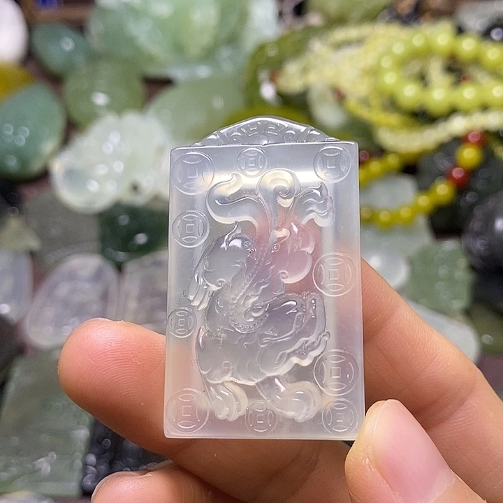 岫玉未镶嵌岫玉挂件