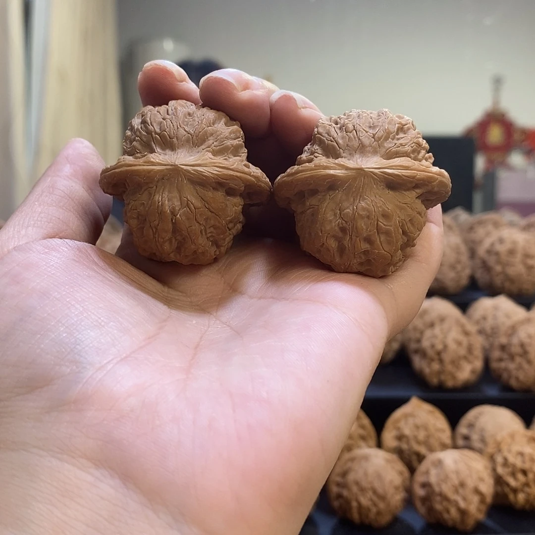把件文玩核桃39➕血麒麟有修