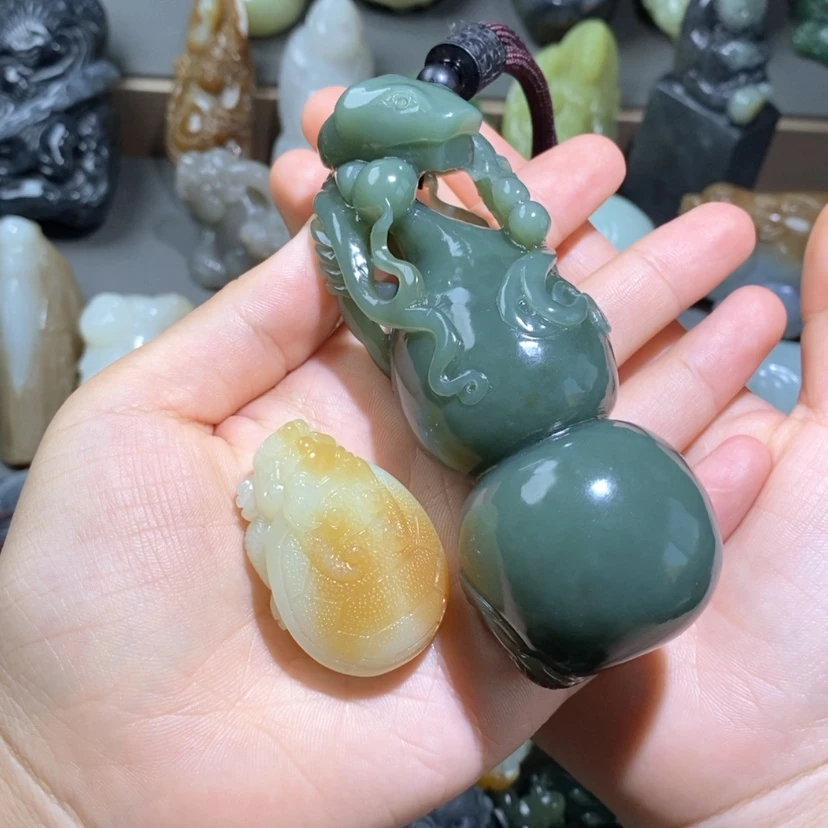 【闪购商品】和田玉未镶嵌把件径**飞