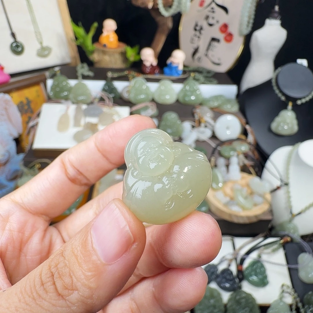 ᝰ***✿和田玉未镶嵌颈饰