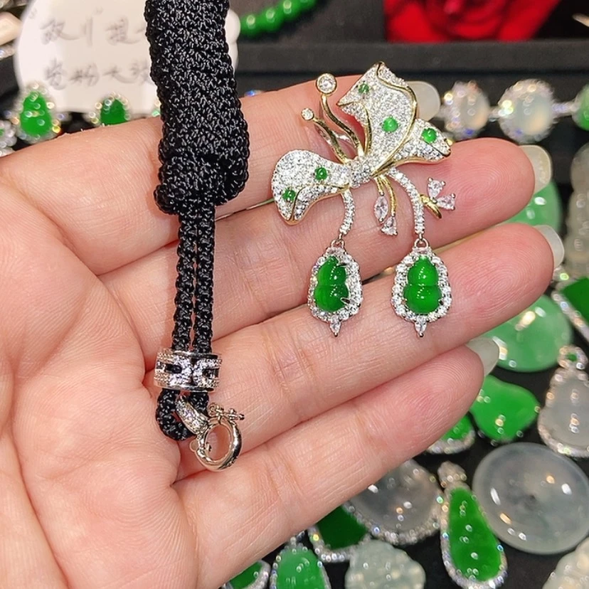 【闪购商品】颈饰未镶嵌翡翠天然翡翠