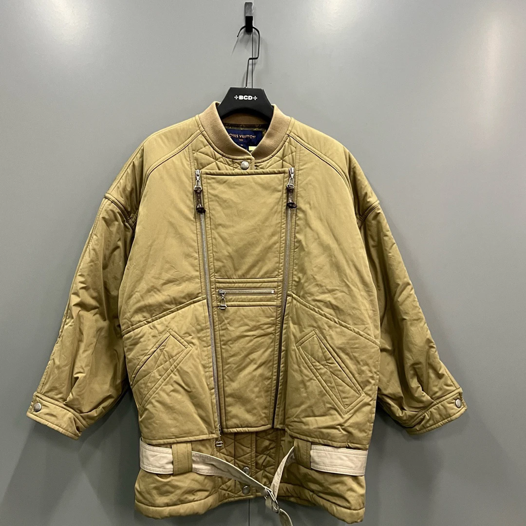 99新 LouisVuitton/路易威登 y3卡其色拼接夹克 38码/98新/603468