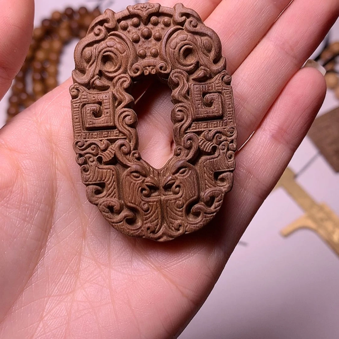 【闪购商品】檀香木手串/手链檀香龙凤牌