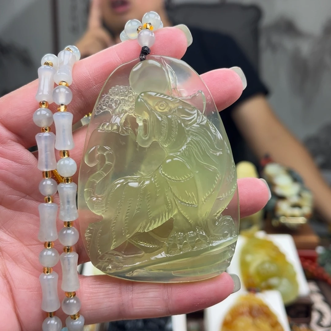 岫玉未镶嵌挂件挂件