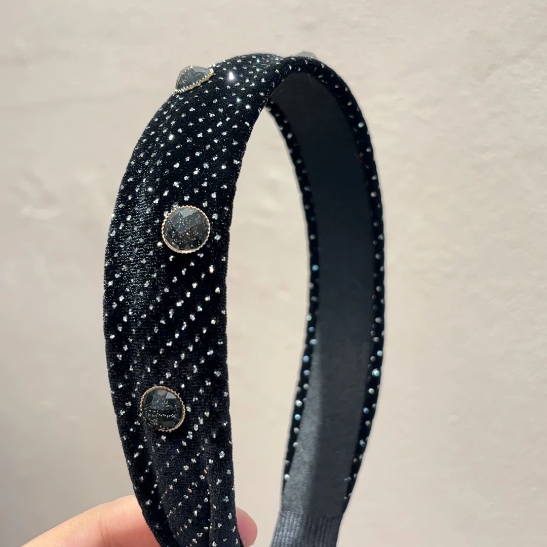 东大门波点珠珠发箍F497