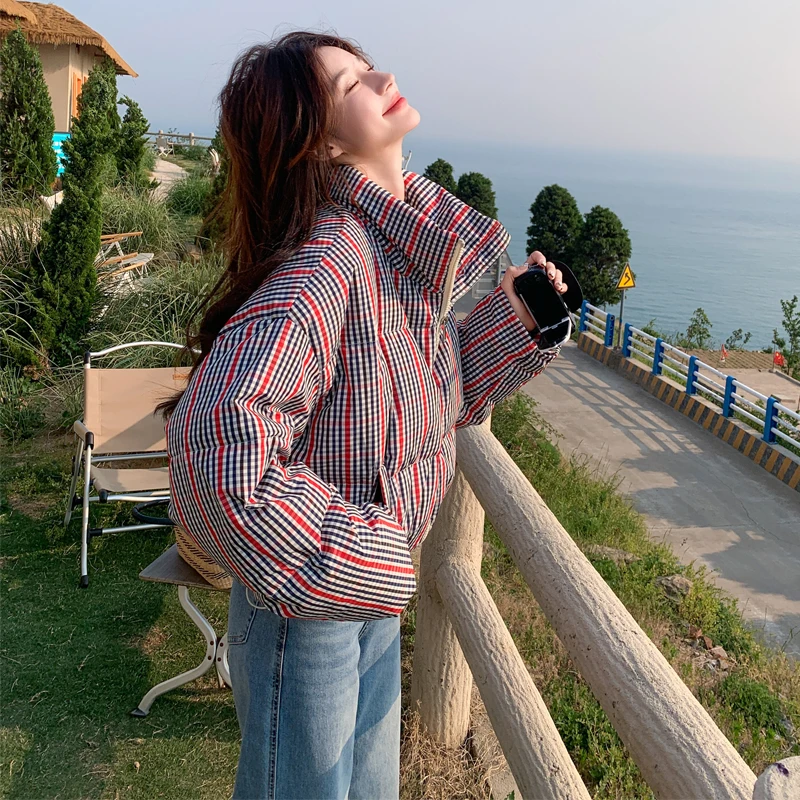 复古小个子羽绒服女2025冬季新款时尚今年流行加厚保暖白鸭绒外套