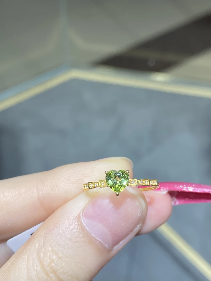 18K金碧玺女戒气质时尚简约精致 约0.60ct 00121797