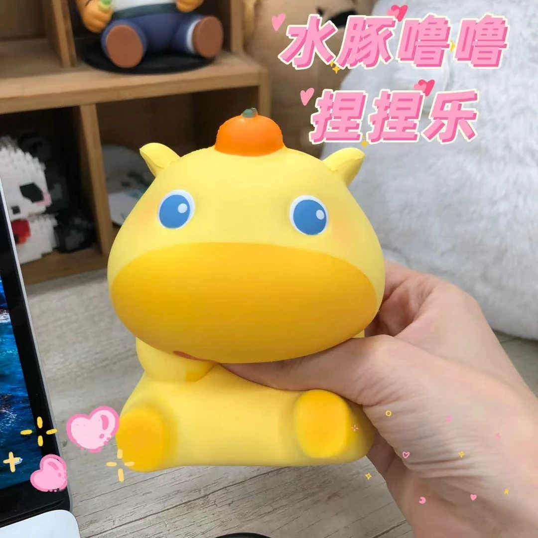 【创意解压】水豚噜噜捏捏乐慢回弹儿童玩具慢回弹发泄减压搞怪礼物