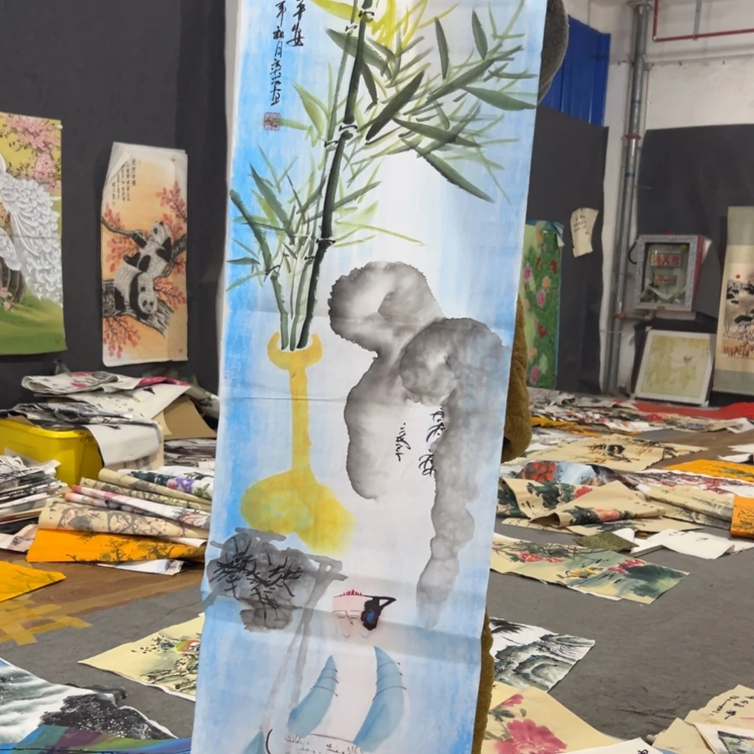 国画国画作品画心一张