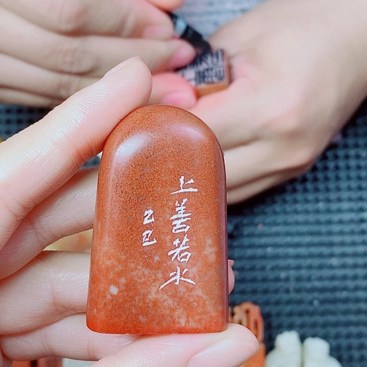 兰***法寿山石现场直播手工制作