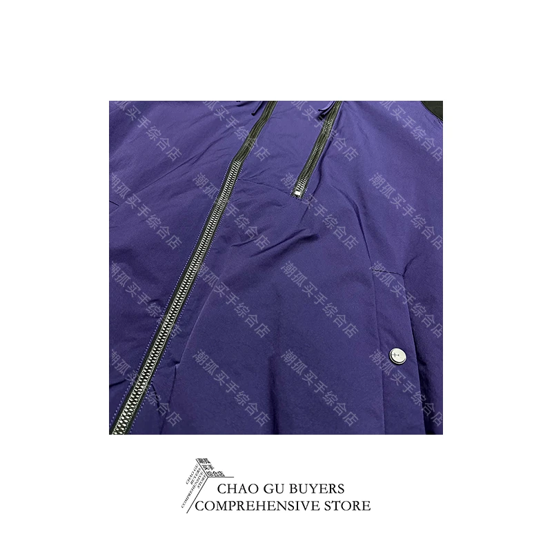 小众设计潮牌买手店男女同款双链条拼接羽绒外套24115