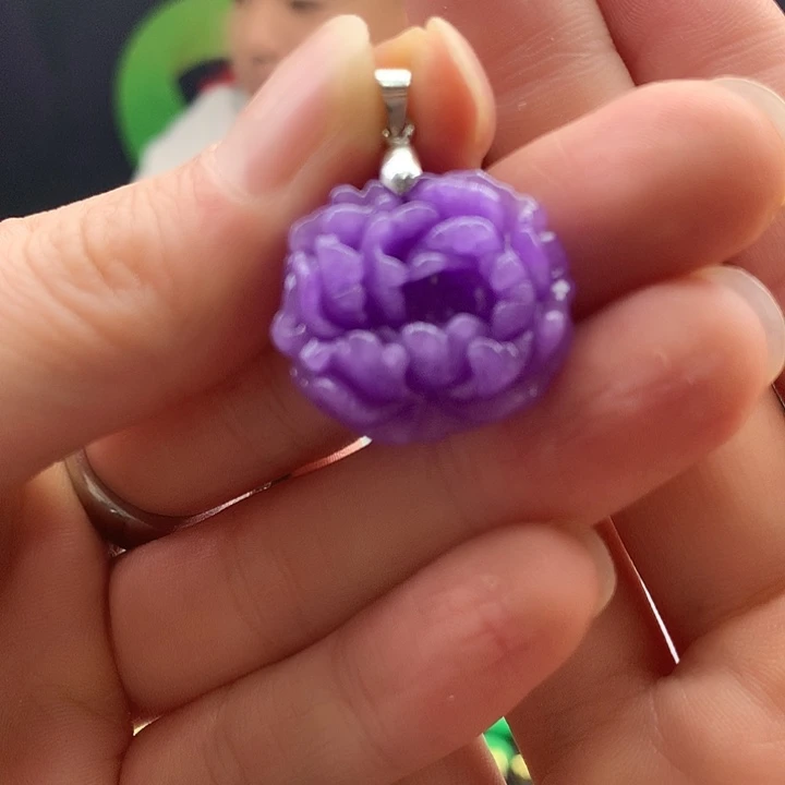 翡翠银S925镶嵌颈饰