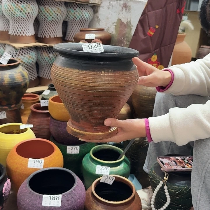 瑕疵金色鱼尾028高度20口径18