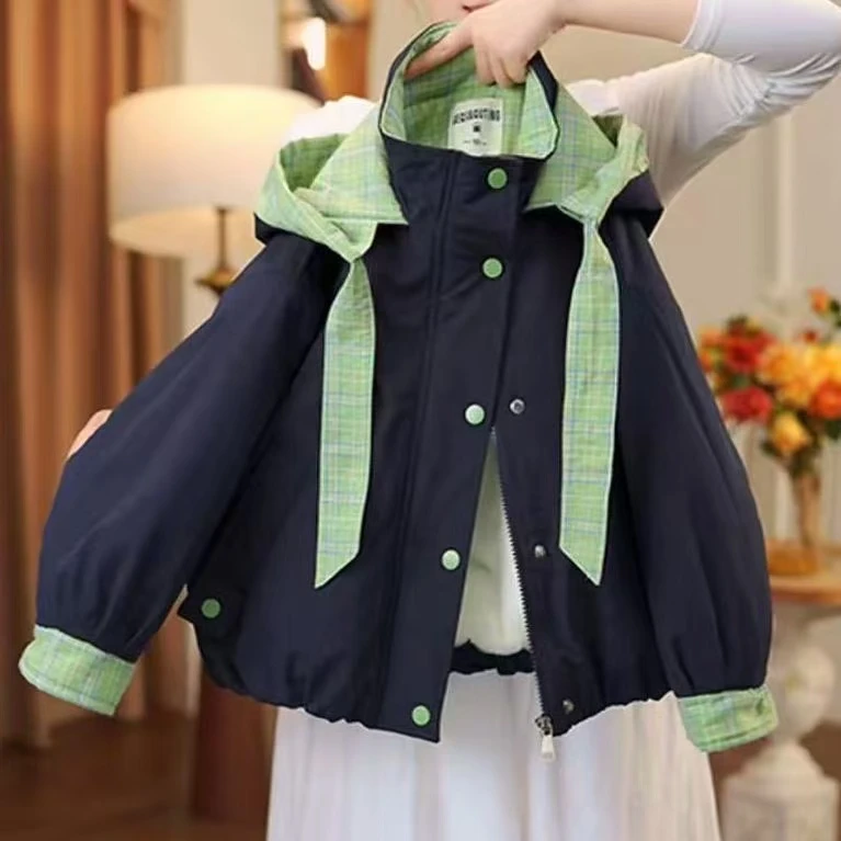 女童男童2025冬季棉袄新款棉服外套儿童洋气加绒加厚保暖冬装上衣