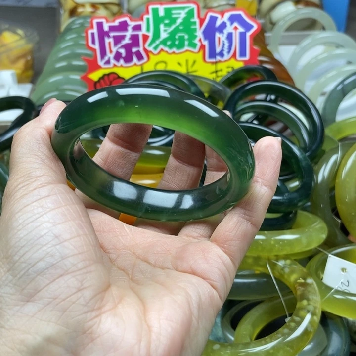 蛇纹石玉未镶嵌手镯琳*