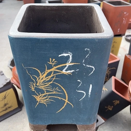 紫砂花盆透气花盆