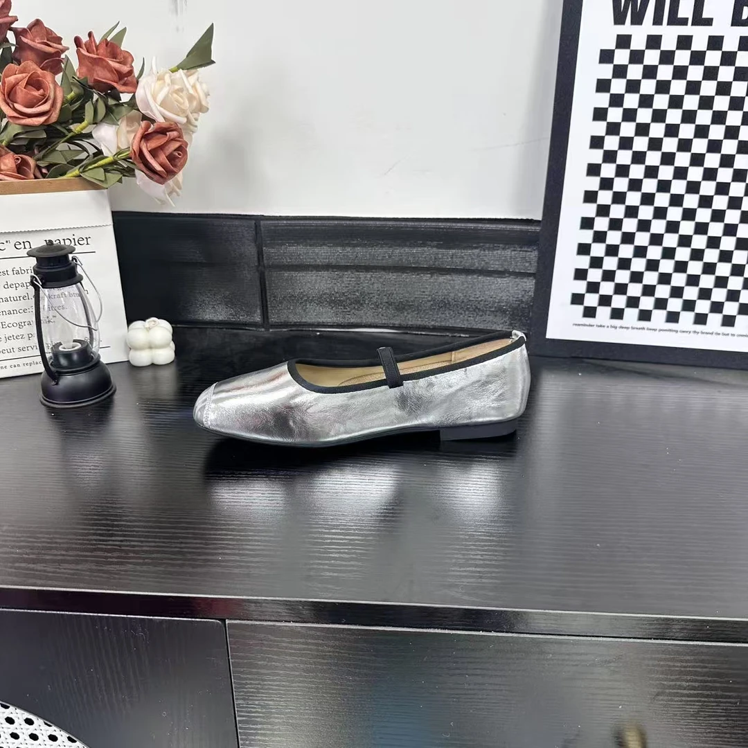 夏季上新经典时尚百搭休闲单鞋女气质软底冷粘工艺155-5