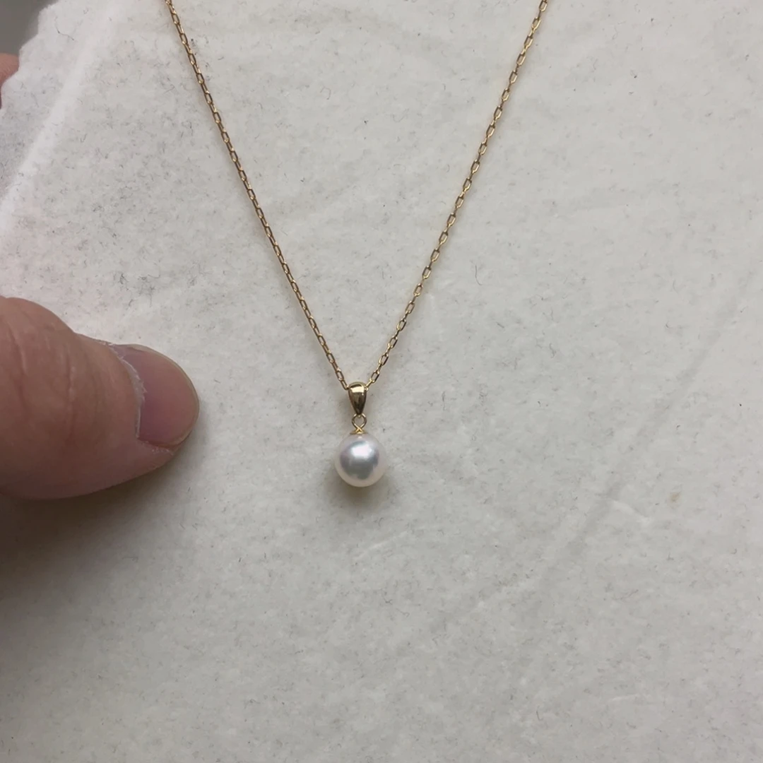 海水珍珠吊坠(赠链)银S925镶嵌