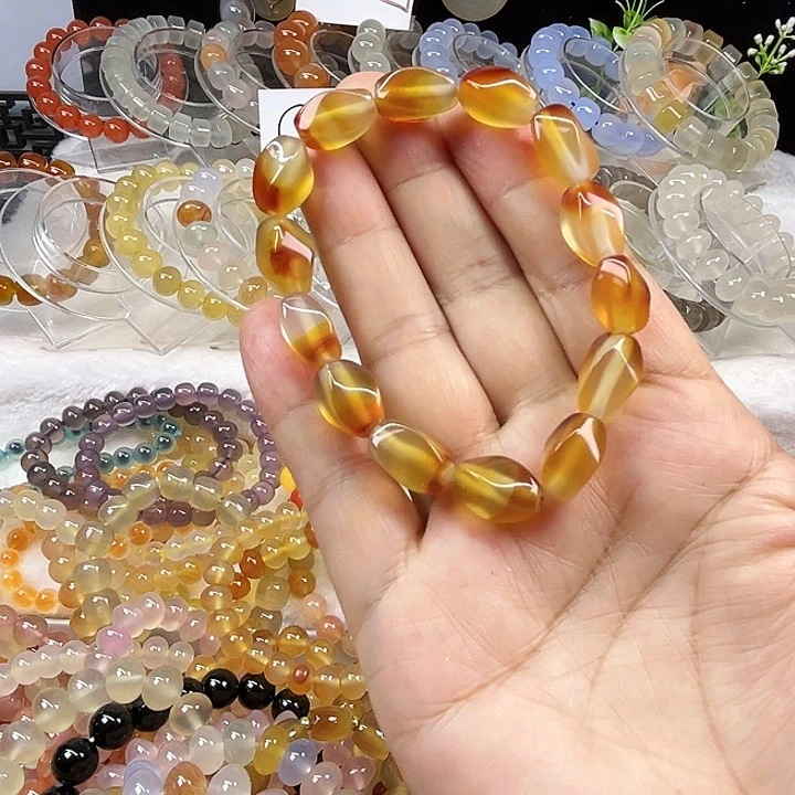 玛瑙/玉髓合金手链