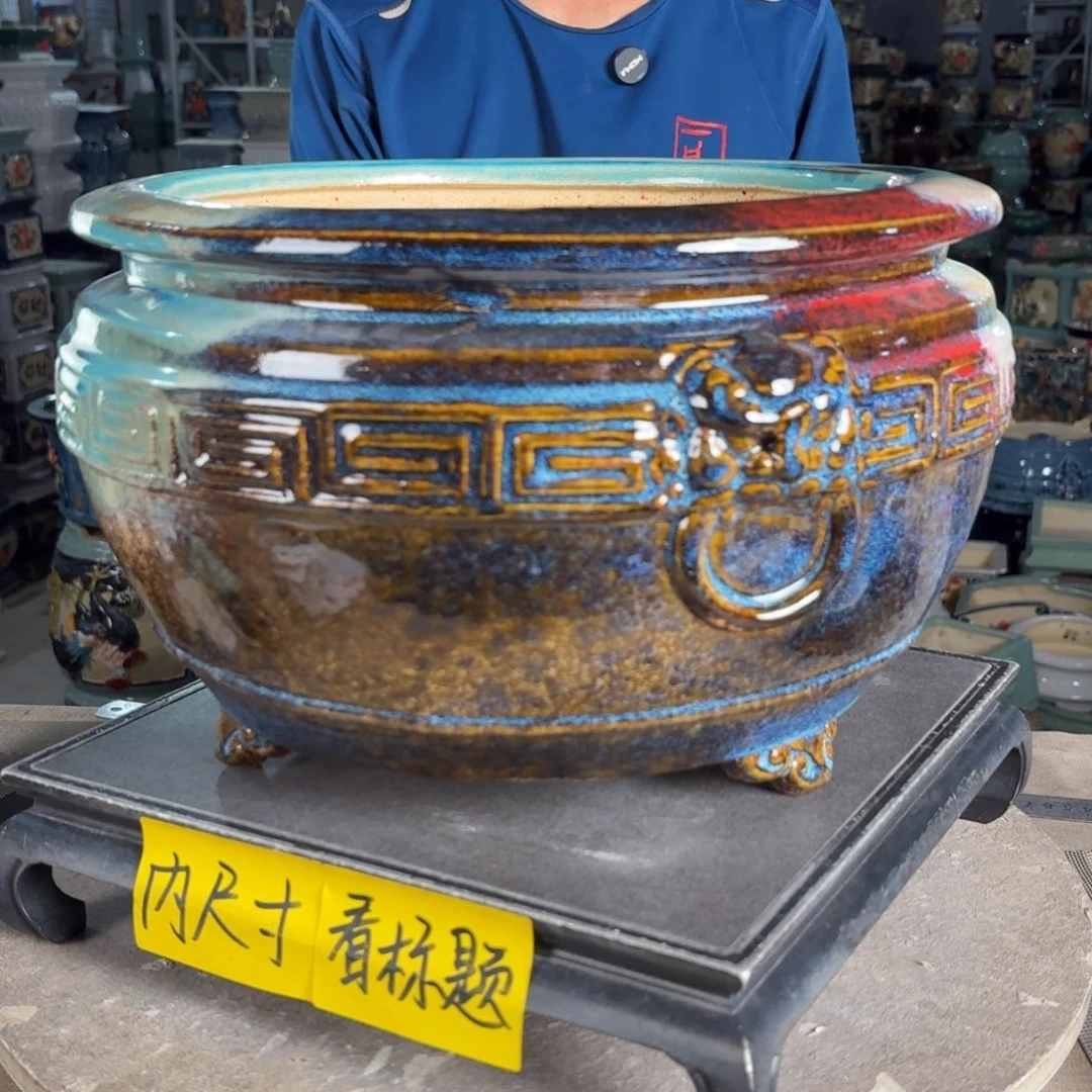 一风堂石湾花盆 内27*18