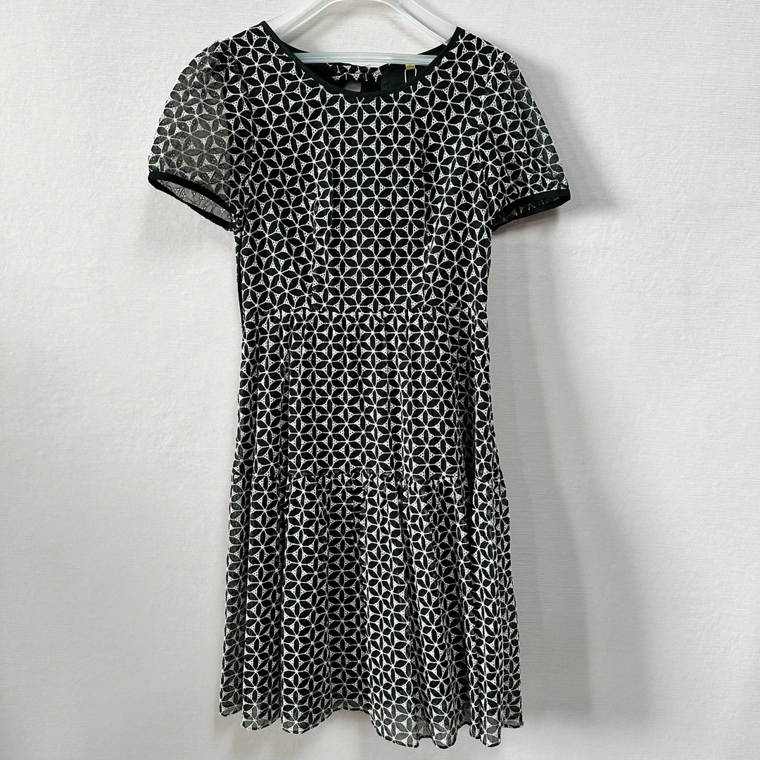 L136夏季时尚气质圆领显瘦连衣裙DM3