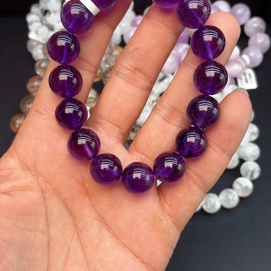 水晶手链未镶嵌4紫水晶14