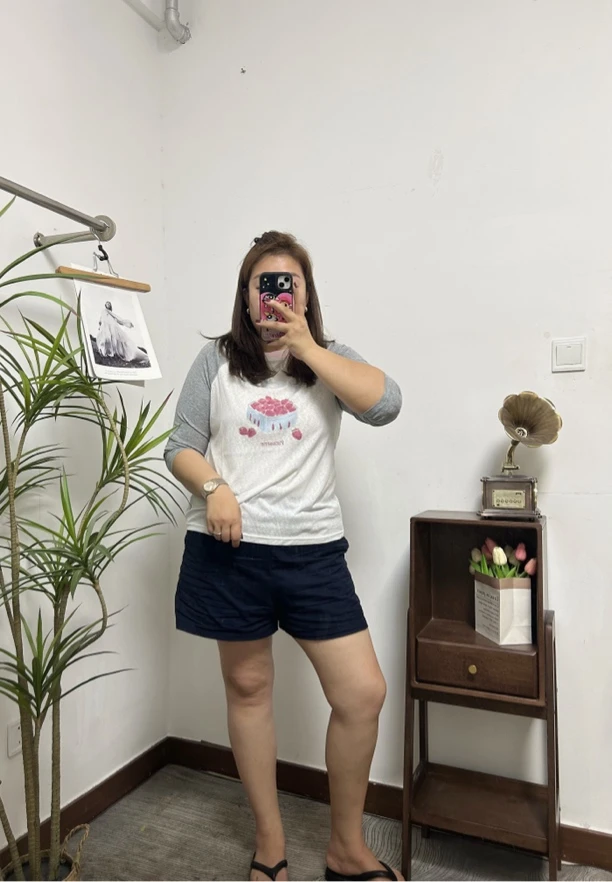 ins风甜美减龄插肩拼色防晒长袖T恤大码显瘦穿搭