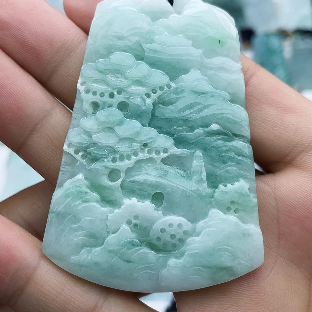 颈饰未镶嵌翡翠翡翠