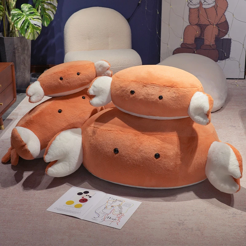 卡通毛绒玩具公仔玩偶娃娃螃蟹抱枕可爱卡通礼物婚庆节日生日礼品