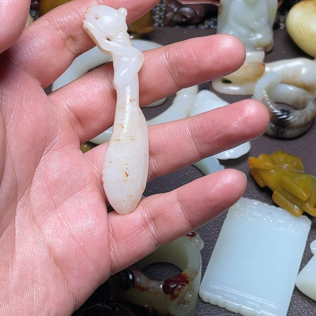【闪购商品】未镶嵌和田玉挂件独****3