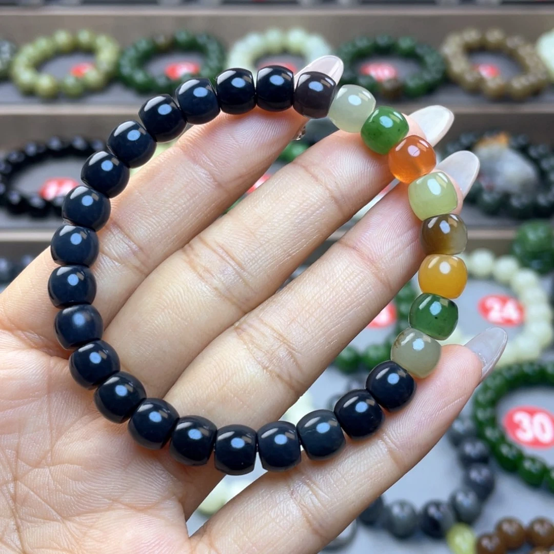 和田玉手串未镶嵌