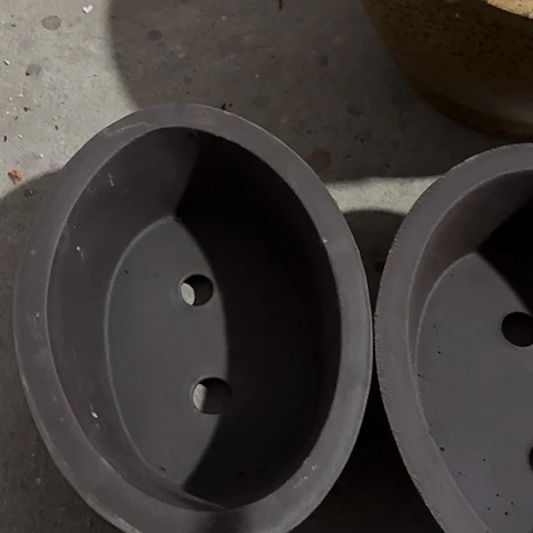 紫砂宜兴紫砂黑椭圆29+29