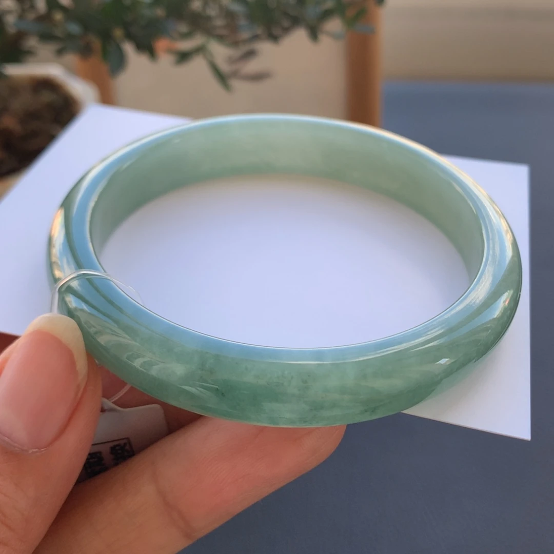 翡翠未镶嵌手镯翡翠手镯59+