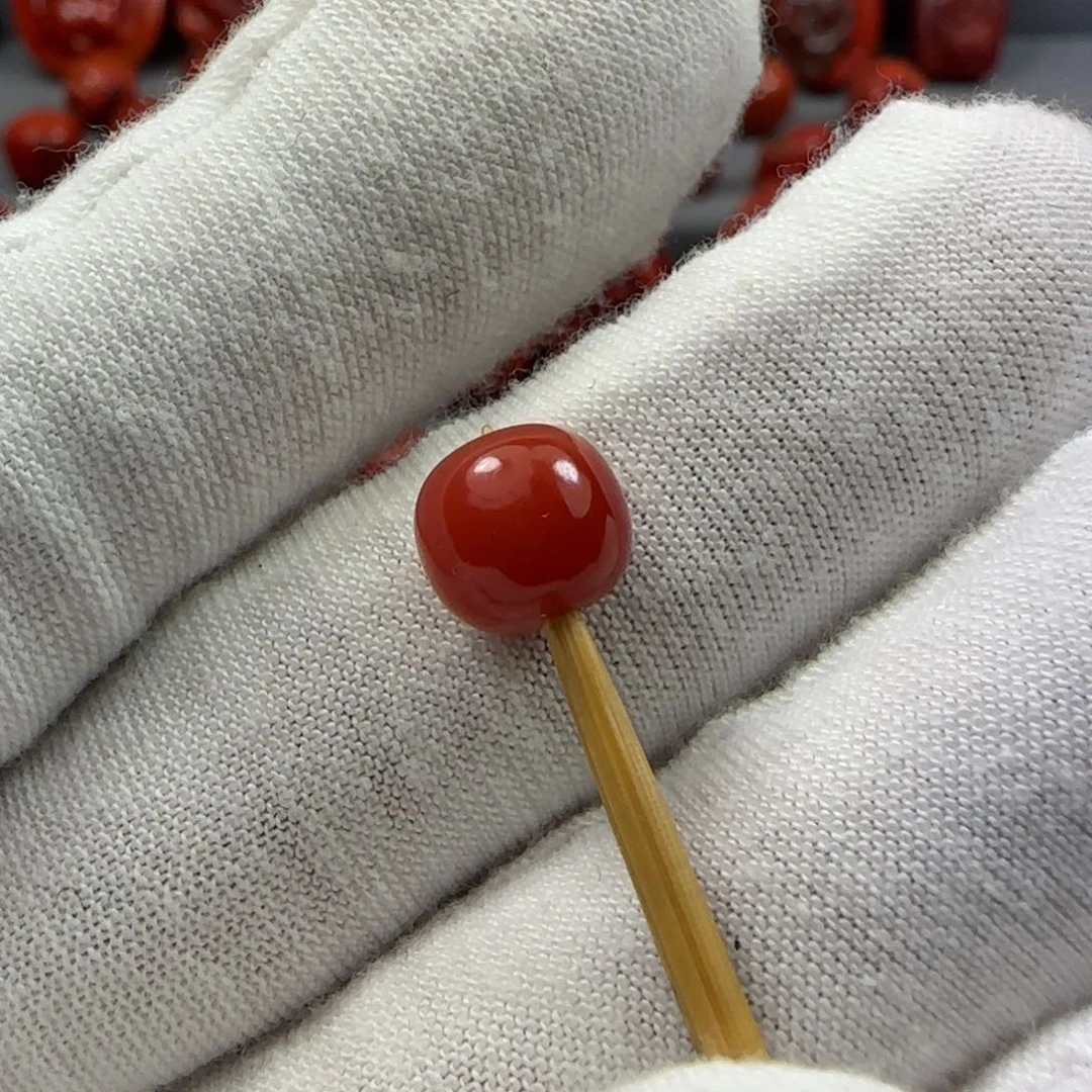 逢***戏南红玛瑙未镶嵌珠子8