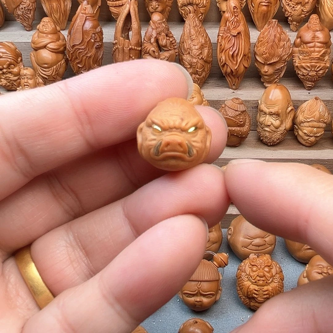 猴头核桃吊坠17.5八戒