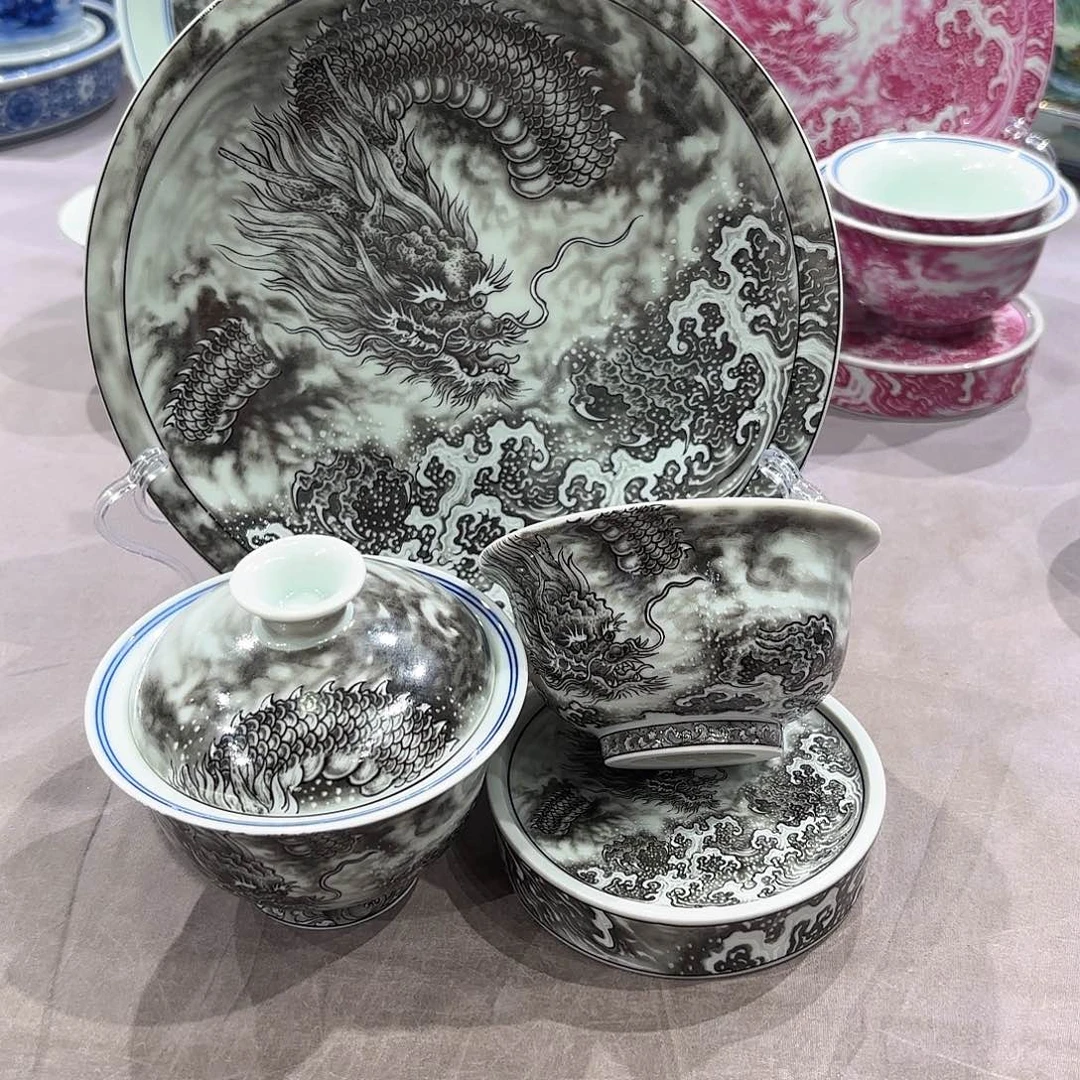 瓷片景德镇瓷器精品展示