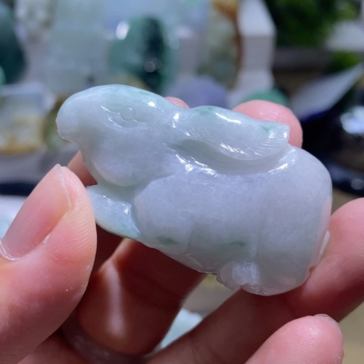 【闪购商品】颈饰未镶嵌翡翠兔