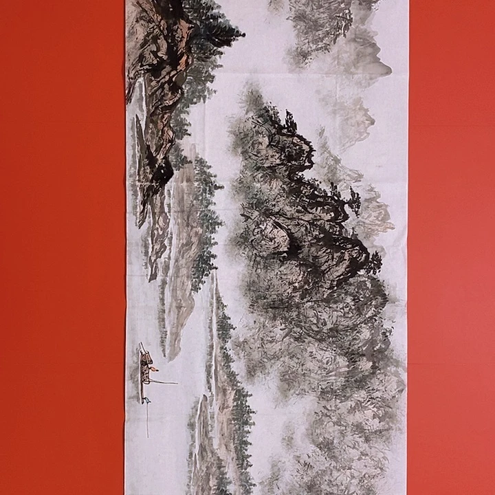 国画山水花鸟字画书画国画