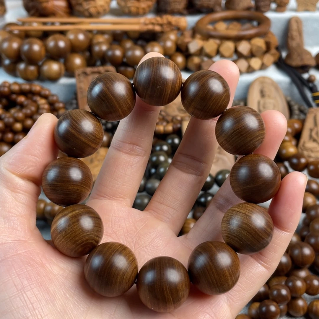 木老山檀2.0单圈手串