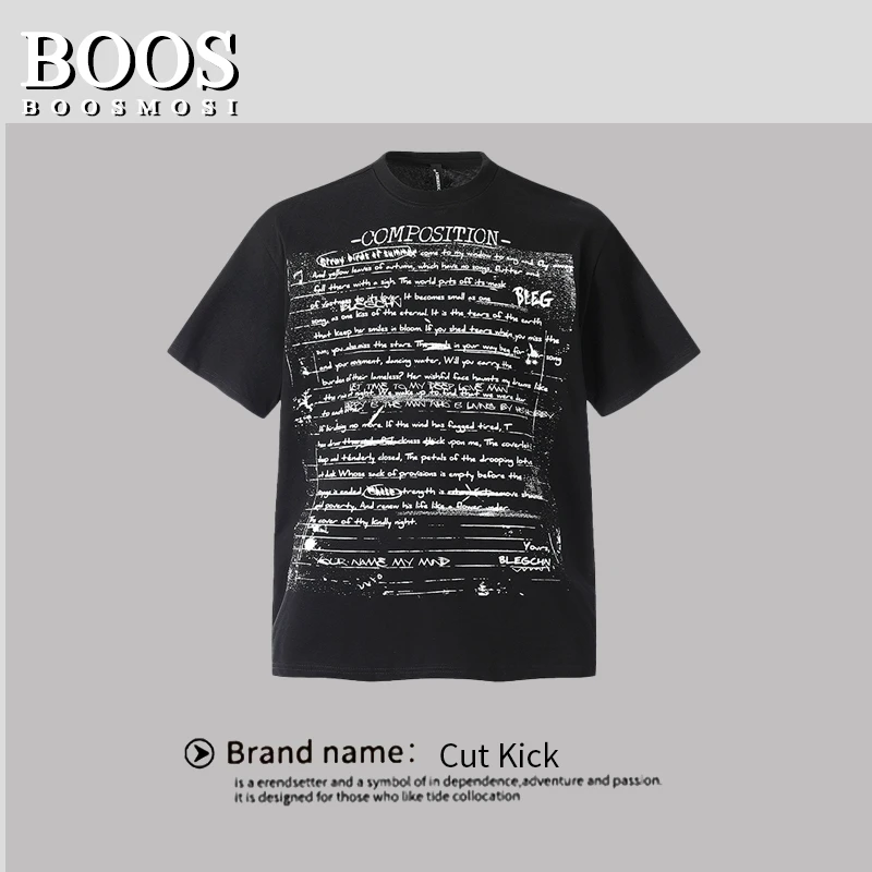 国内直发【2025夏款短袖】好物推荐丨男女同款字母印花棉T恤S-XL