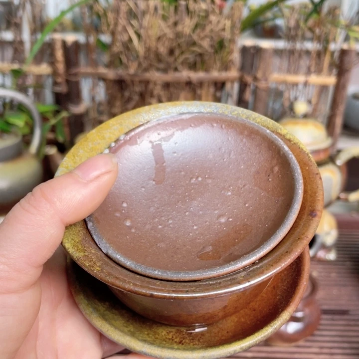 紫砂茶壶纯自然高温无釉裸柴烧